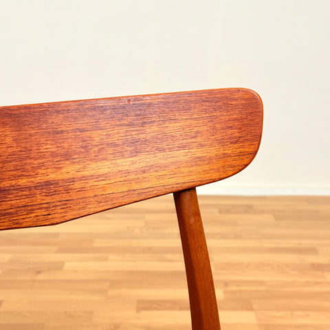 Danish dining chairs in teak & beech by Findahl