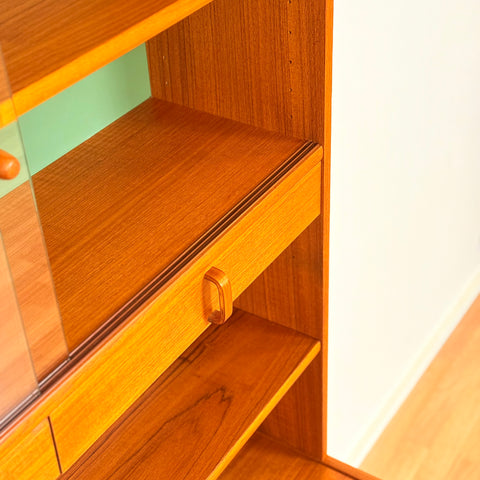 Swedish bookshelf in teak by Bertil Fridhagen for Bodafors