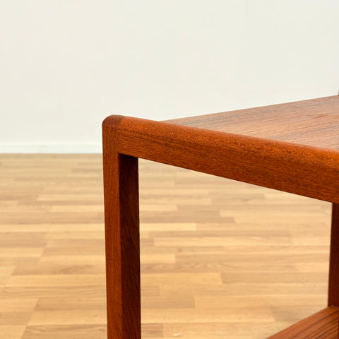 Danish serving trolley in teak by Aksel Kjersgaard for Odder Møbler