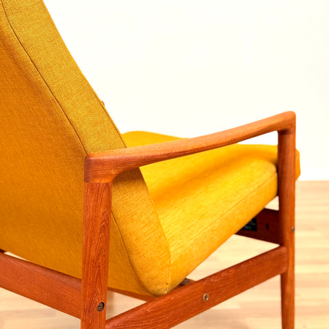 Swedish armchair in teak by DUX