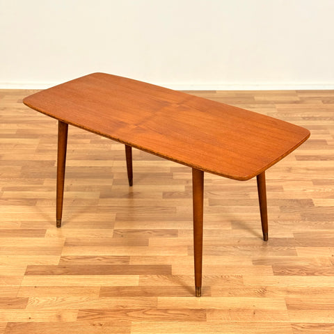Coffee table in teak & beech, 1950s-60s, Sweden