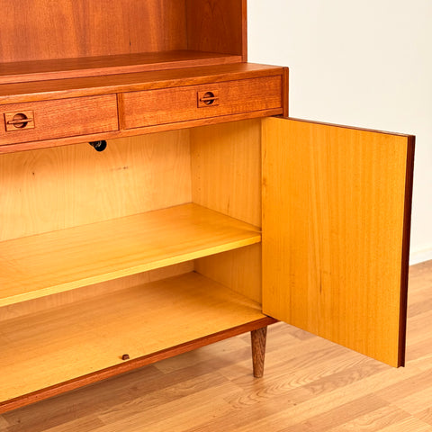 Swedish bookshelf in teak