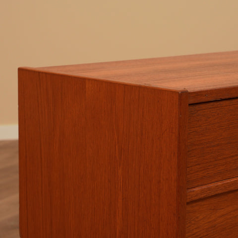 Danish chest of drawers in teak