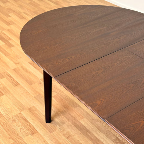 Oval dining table in mahogany, 1950s-60s, Denmark