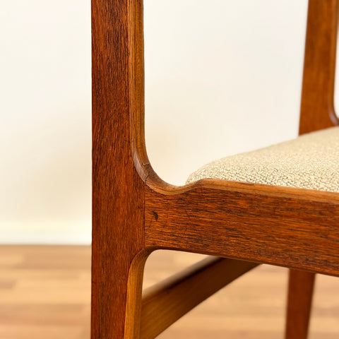 Dining chairs in teak by Erik Buch