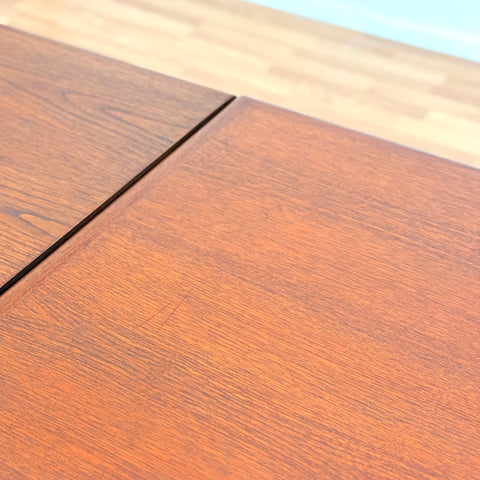 Danish rectangular dining table in teak