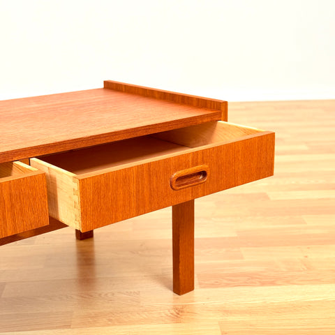 Swedish side table in teak