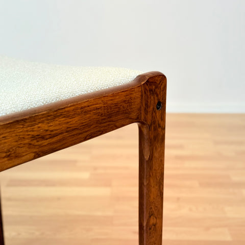 Danish dining chairs in Santos rosewood