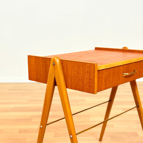 Swedish bedside tables in teak