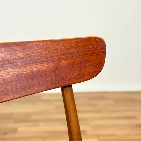 Danish dining chairs in teak & beech by Findahl Mobelfabrik