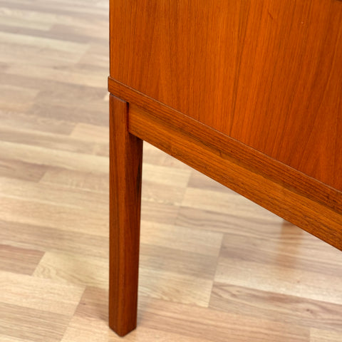 Swedish bedside table in teak