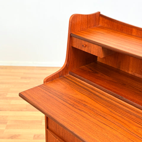 Danish secretary desk in teak