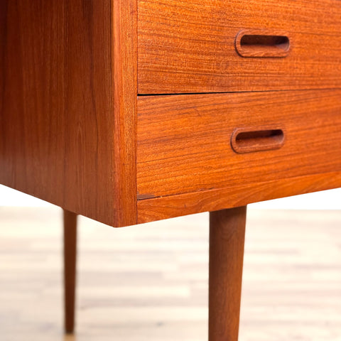 Danish writing desk in teak, 1950s-60s