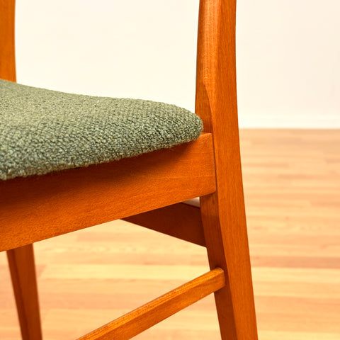 Danish dining chairs in teak & beech by Findahl
