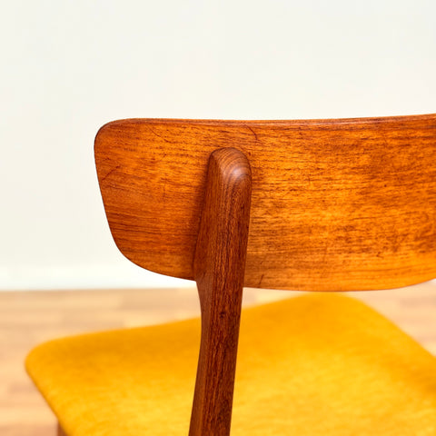 Danish set of 6 dining chairs in teak by Schiønning & Elgaard