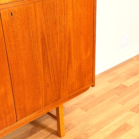 Swedish highboard in teak