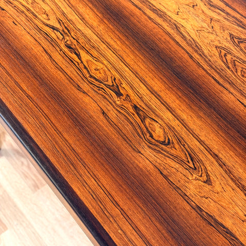 Unique rectangular dining table by Kai Winding for Poul Hundevad from 1955