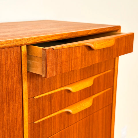 Swedish highboard in teak by Bertil Fridhagen for Bodafors