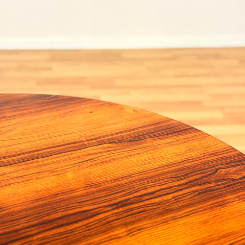 Norwegian coffee table in Santos rosewood by Arne Halvorsen & Rasmus Solberg