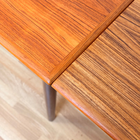 Danish dining table with in teak