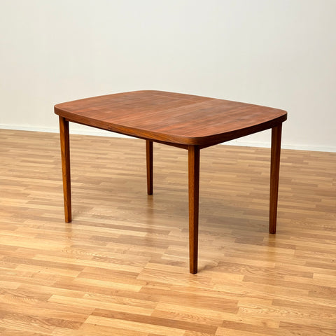 Dining table in walnut, 1950s-60s, Sweden