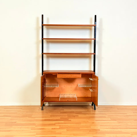 Swedish bookshelf in teak by IKEA, model 'Roxen'