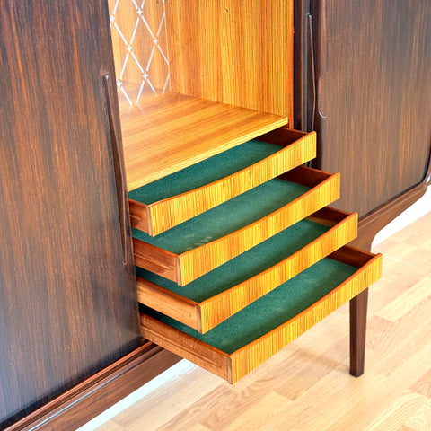 Danish highboard in teak, by Omann Jun