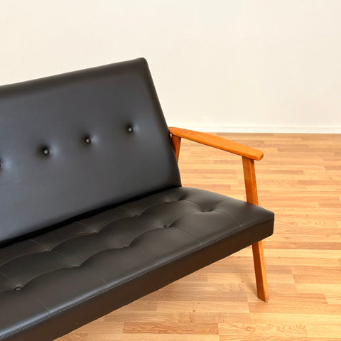 Swedish sofa in solid beech wood