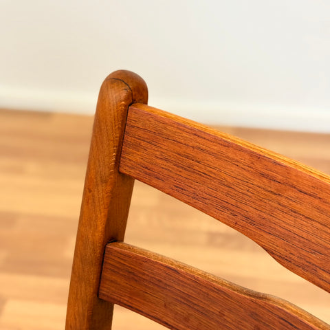 Set of 4 dining chairs in teak & beech by Findahl, 1950s-60s, Denmark
