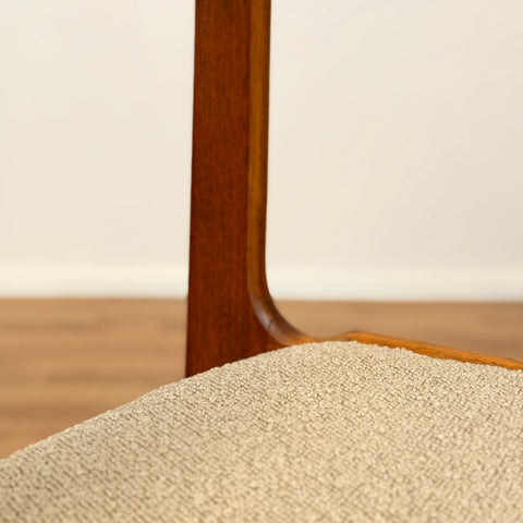 Dining chairs in teak by Erik Buch