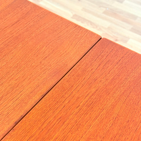 Swedish rectangular dining table in teak by Ulferts Tibro