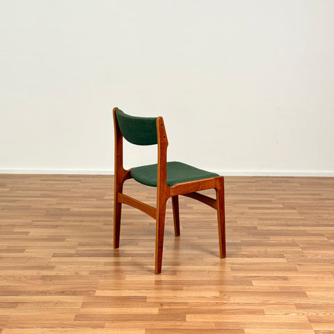 Danish set of 6 dining chairs in teak by Erik Buch