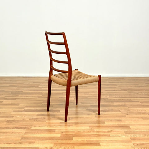 Danish dining chairs in teak by Niels O. Moller