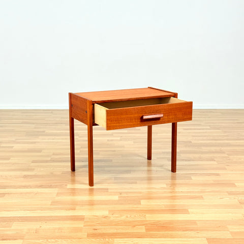 Danish side table in teak