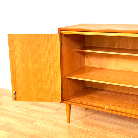 Swedish sideboard in teak & beech