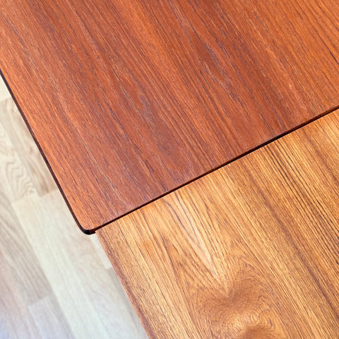 Danish dining table with in teak