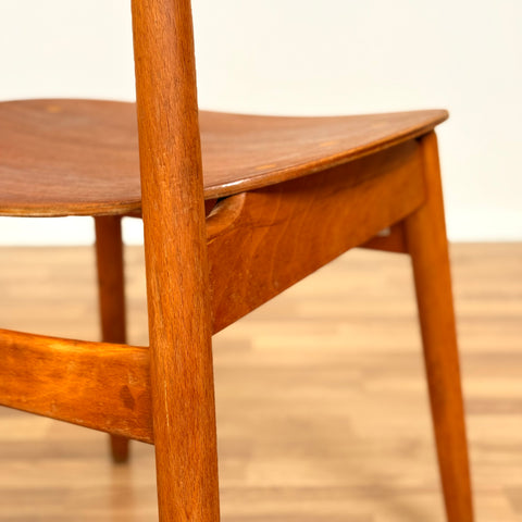 Swedish set of 4 dining chairs by Sven Erik Fryklund for Hagafors Stolfabrik