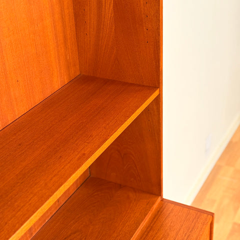 Swedish bookshelf in teak