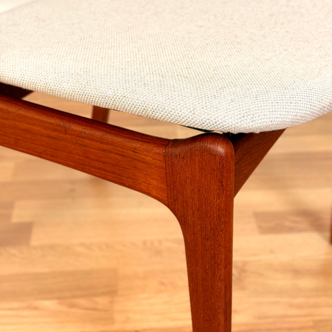 Set of 4 dining chairs in teak by P. E. Jorgensen, 1950s-60s, Denmark