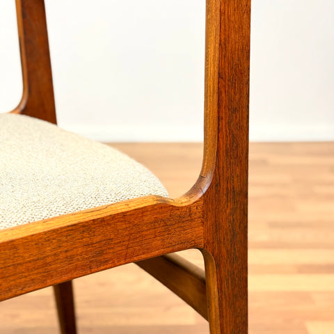 Dining chairs in teak by Erik Buch
