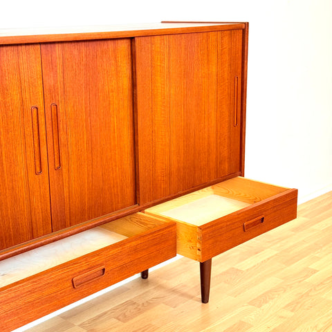Danish highboard in teak
