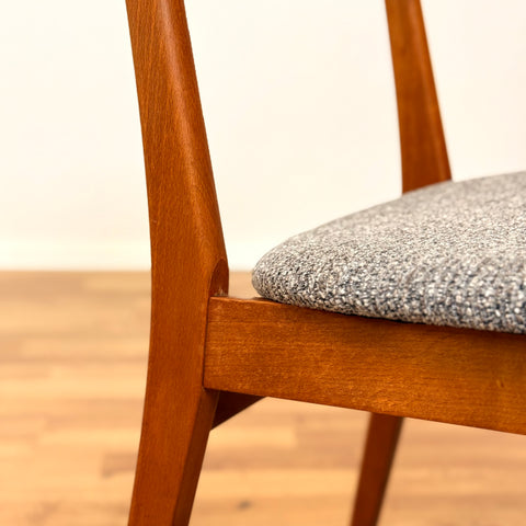 Dining chairs in teak & beech model 210 by Farstrup
