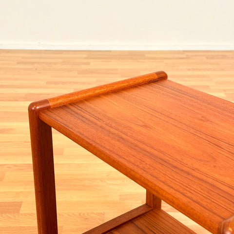 Danish serving trolley in teak by Aksel Kjersgaard for Odder Møbler