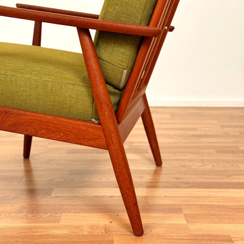Danish armchair in solid teak