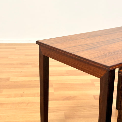 Danish set of nest of tables in teak