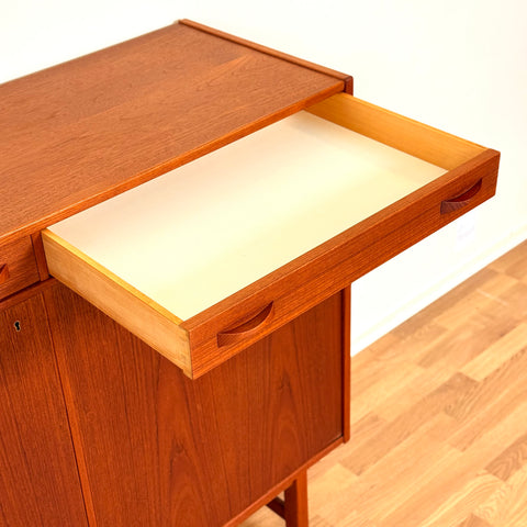 Swedish highboard in teak by Ulferts