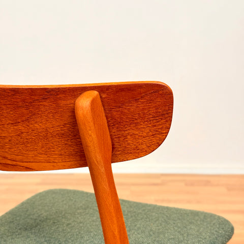 Danish dining chairs in teak & beech by Findahl