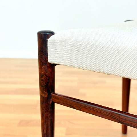 Danish dining chairs in Santos rosewood by Arne Hovmand Olsen