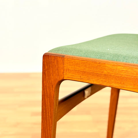 Danish set of 4 dining chairs in teak by Eric Buch