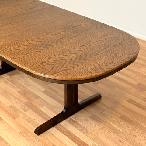 Danish oval dining table in oak